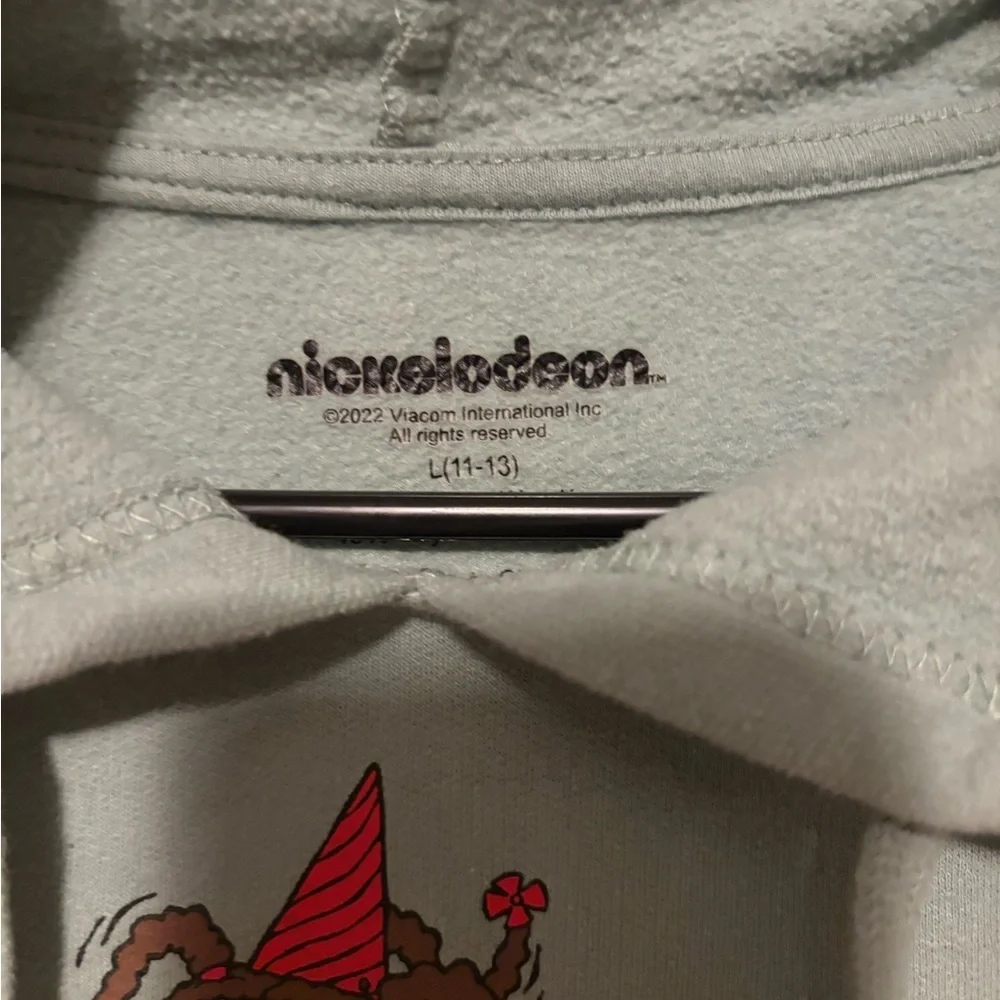 Rugrats Nickelodeon Hoodie with Cartoon Characters - Green